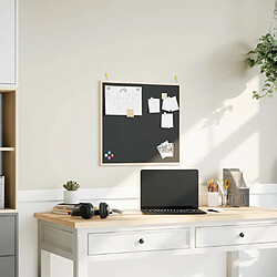 vidaXL Tableau noir 60x55 cm - Noir