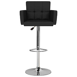 Avis Zmh Tabourets de bar (lot de 2) - Noir