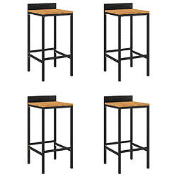 Zmh Tabourets de bar - Noir