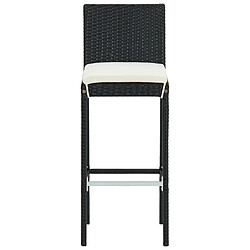 Avis Zmh Lot de 6 tabourets de bar - Noir