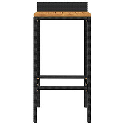 Acheter Zmh tabourets de bar lot de 2 - Noir