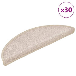 VidaXL Tapis d'escalier Taupe