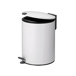 Poubelle à pédale 5l blanc - 23701 - Mats - KELA LINE