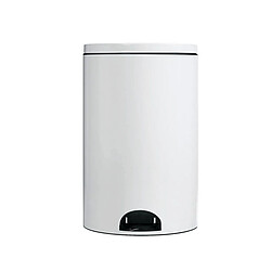 Poubelle à pédale 20l blanc - 90253 - Élora - ROSSIGNOL