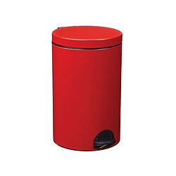 Poubelle à pédale 20l rouge - 90259 - ROSSIGNOL
