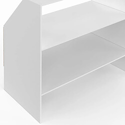 Idmarket Etagère sous pente TOMI bl pas cher