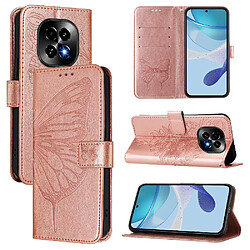 Étui Realme C63 5G - Papillon - Or Rose