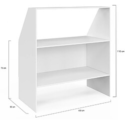 Acheter Idmarket Etagère sous pente TOMI bl