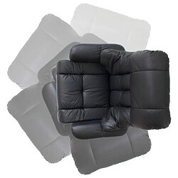 Avis Inside 75 Fauteuil relaxation cuir - Noir