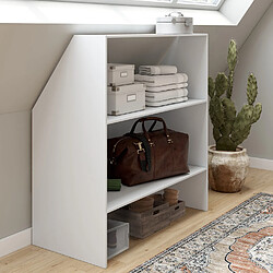 Idmarket Etagère sous pente JEANNE bl