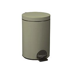 Poubelle à pedale 14l gris ciment - 90194 - ROSSIGNOL