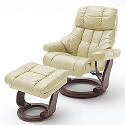 Inside 75 fauteuil de relaxation pivotant - Crème
