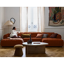 Acheter Lisa design canapé panoramique en U - Rouille