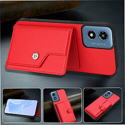 Coque Moto G Play 4G 2024 Support - Rouge pas cher