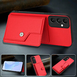 Avis Coque Samsung Galaxy A06 Premium Fermeture Magnétique - Rouge