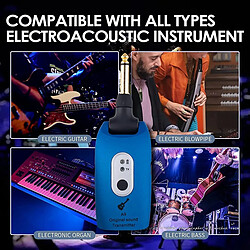 Émetteur-récepteur guitare 2.4G - Bleu