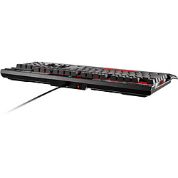 Corsair K70 MAX RGB - Magnétique-Mécanique Clavier gamer - Rétro-éclairage RGB - Switches Corsair MGX réglables - AZERTY - Connexion filaire USB - Noir - Repose-poignets détachable