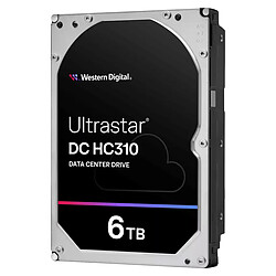 Western Digital Ultrastar DC HC310 6 To (0B36039) Disque dur serveur 3.5" 6 To 7200 RPM 256 Mo SATA 6Gb/s 512e (bulk)