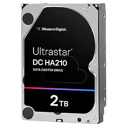 Western Digital Ultrastar DC HA210 2 To (1W10002) Disque dur serveur 3.5" 2 To 7200 RPM 128 Mo SATA 6Gb/s 512n (bulk)