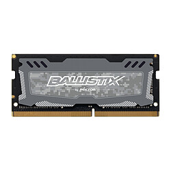 Ballistix BLS8G4S26BFSD, 8 Go, 1 x 8 Go, DDR4, 2666 MHz, 260-pin SO-DIMM, Gris