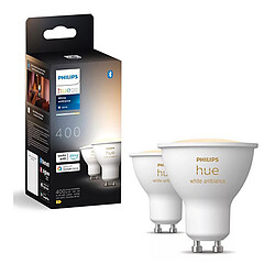 Avis Philips Hue Spot White Ambiance GU10 5,5W x2