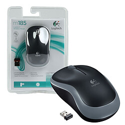 Logitech M185 - Sans fil - Noire et Gris pas cher