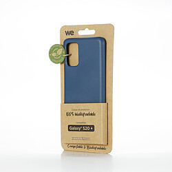 WE Coque Bio SAMSUNG GALAXY S20+ - Eco-Friendly Biodégradable et Compostable - Housse Etui Antichoc, Compatible avec L'induction, Ultra Protection Bumper, Anti Rayure - Bleu