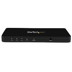 StarTech.com Splitter vidéo HDMI 4k à 4 ports - Répartiteur HDMI 1 x 4 avec boîtier en aluminium