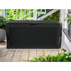 Keter Boîte de rangement Samoa 270 L Anthracite pas cher