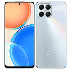 Honor X8 - 128 Go - Argent Smartphone FullView 6,7"  - 90 Hz - 6/128 Go - 4000 mAh - HONOR SuperCharge 22,5 W - Android 11