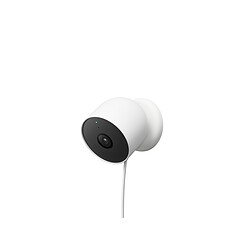 Google Nest Cam - Extérieur/Intérieur - R2 Température de fonctionnement -20 °C à +40 °C - Résiste aux intempéries (IP54) - Batterie lithium-ion rechargeable intégrée 6 Ah, 3,65 V.