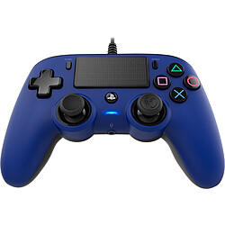 Nacon Manette filaire Officielle PS4 Compact BLEUE