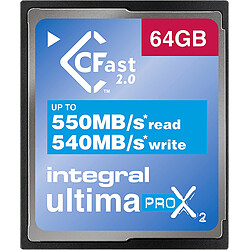 Integral UltimaPro X2 CFast 2.0 - 64 Go