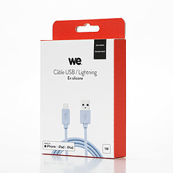 Acheter We Câble USB/Lightning en silicone - 1m - bleu