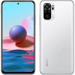 Xiaomi Redmi Note 10S - 6/128 Go - Blanc Smartphone 6,43" AMOLED FHD+ - MediaTek Helio G95 - RAM 6Go - 5000 mAh - Charge rapide 33W - Caméra 65MP - Android 11