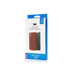 Avis WE Coque de protection ulta-fine et souple pour smartphone SAMSUNG GALAXY A32. Douce au toucher. Protège des chocs. Bordeaux