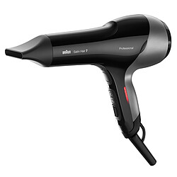 Braun Sèche-cheveux professionnel Satin Hair 7 HD780 SensoDryer Sèche-cheveux - 2000 W - 10 niveaux de température - Noir