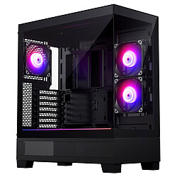 Phanteks XT View - Noir - D-RGB Boitier PC ATX - D-RGB - Avec fenêtre - Ventilateurs inclus - Sans alimentation