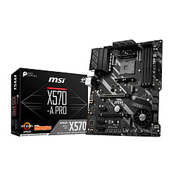 MSI X570-A PRO Carte mère ATX - Socket AMD AM4 - Chipset AMD X570