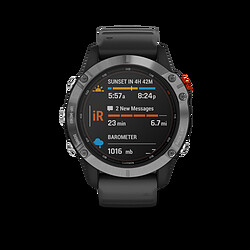 Montre Garmin Fenix 6 Solar 010-02410-00 Silver pas cher