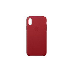 Acheter Apple iPhone XS Leather Case - (PRODUCT)RED