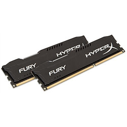 HyperX FURY Black 16 Go (2*8 Go) 1600MHz DDR3L CL10 DIMM 1.35V