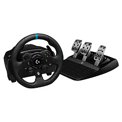 Logitech G G923 - Compatible Xbox One et PC Volant et pédaliers 3 pédales - 18 boutons - Rotation jusqu'à 900 degrés - Retour de force à deux moteurs avec TRUEFORCE - Compatible Xbox One et PC