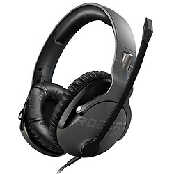 ROCCAT Khan Pro Gris - Filaire Casque gamer - Son stéréo - Compatible PC, PS4, Xbox One et Mobile - Connexion filaire double Jack 3,5mm - Gris