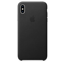 Apple Coque en cuir pour iPhone XS Max - Noir