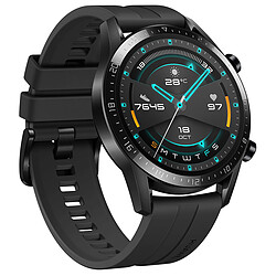 Huawei Watch GT 2 - 46 mm - noir Ecran AMOLED - Puce GPS intégrée - Bluetooth 5.0 - Lite OS -  2 Semaines d'autonomie