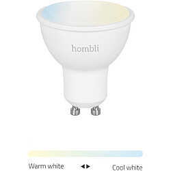 Hombli Spot connecté CCT 4,5 W 1+1 Free