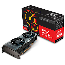 SAPPHIRE AMD Radeon™ RX 7800 XT 16GB 16 Go GDDR6 - HDMI/3x Display Port - PCI Express 4.0 16x 