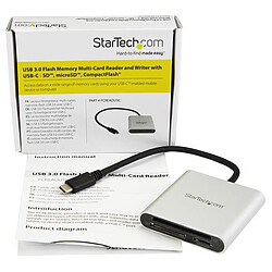 Acheter StarTech.com Lecteur et enregistreur multicartes USB 3.0 avec USB-C pour cartes mémoire SD, microSD et CompactFlash