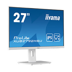 Avis iiyama ProLite XUB2792HSU-W5 LED display 68,6 cm (27") 1920 x 1080 pixels Full HD Blanc